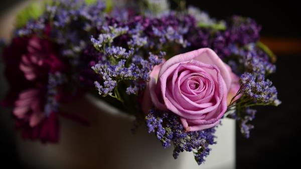 Rose Bouquet Composition Wallpaper