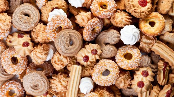 Background Baked Goods Cookies Sweets Wallpaper