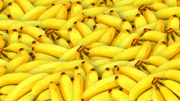 Bananas Fruit Many Wallpaper