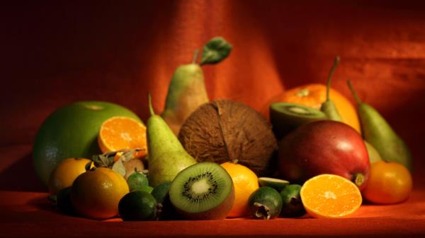Berries Bananas Fruit Appetit Wallpaper