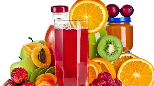 Berries Fruit Juice Mix Wallpaper