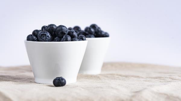 Blueberries Berries Bowl Wallpaper