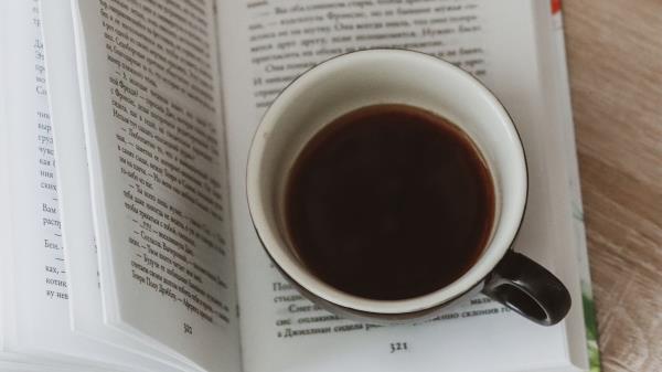 Book Cup Flowers Wallpaper