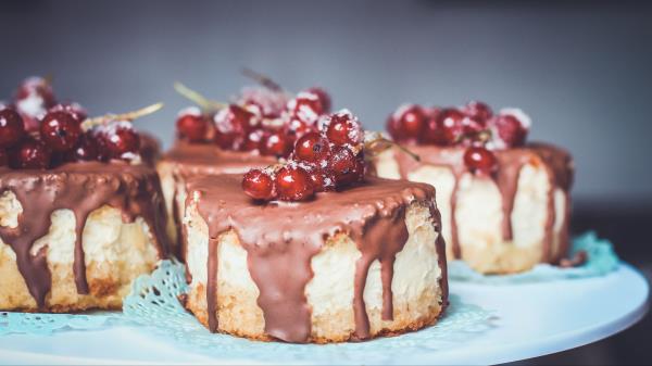 Cake Glaze Currants Wallpaper