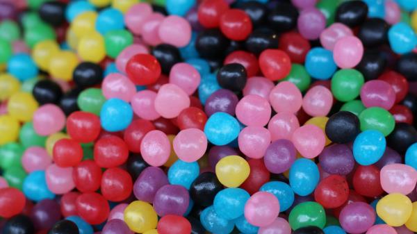 Candy Chewy Lots Colorful Wallpaper