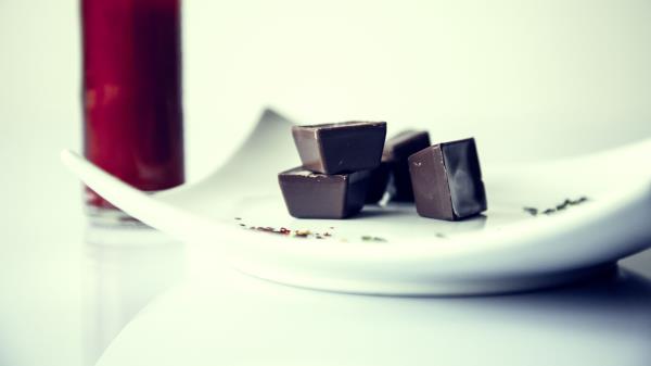 Candy Chocolate Plate Wallpaper