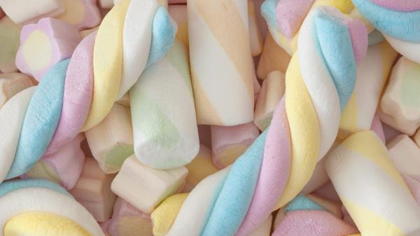 Candy Pigtails Rubber Heap Background Wallpaper