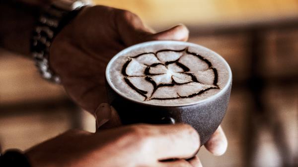 Cappuccino Drink Cup Wallpaper