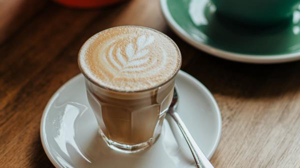 Cappuccino Drink Glass Wallpaper