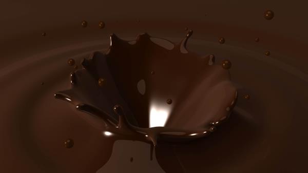Chocolate Background Drops Sprays Wallpaper