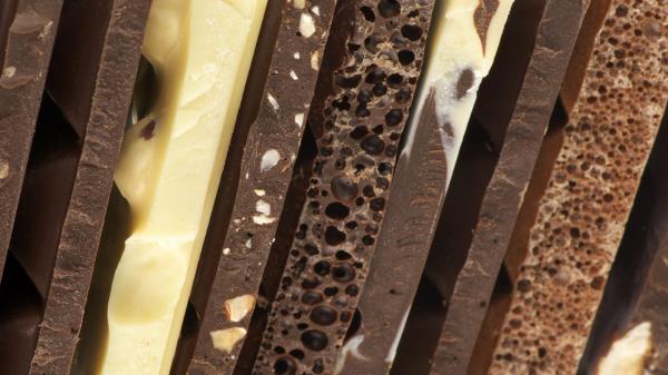 Chocolate Background Types Varieties Cut Sweets Wallpaper
