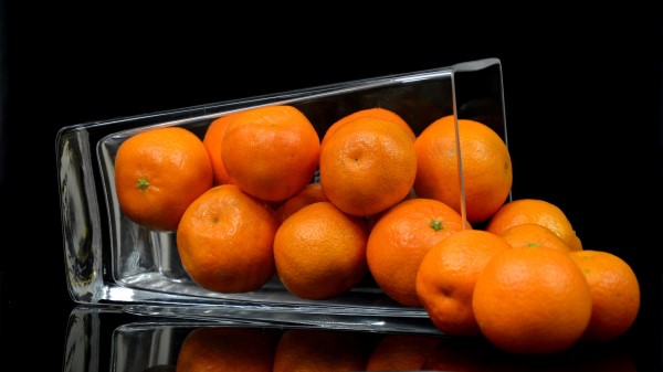 Tangerines Fruit Bowl Citrus Wallpaper