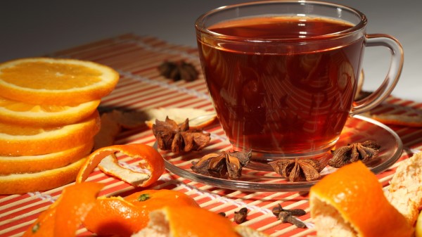 Tea Cinnamon Orange Wallpaper