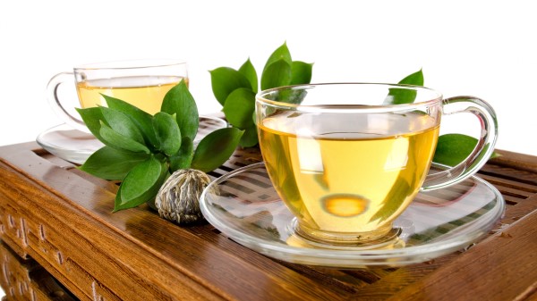 Tea Cup Flower White Background Wallpaper