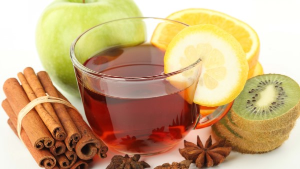 Tea Fruit White Background Cinnamon Wallpaper