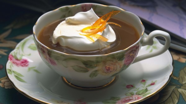 Tea Ice Cream Decoration Wallpaper