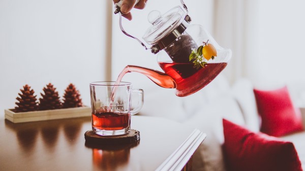 Tea Kettle Cup Wallpaper