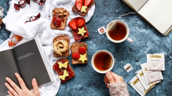 Tea Sandwiches Breakfast Wallpaper