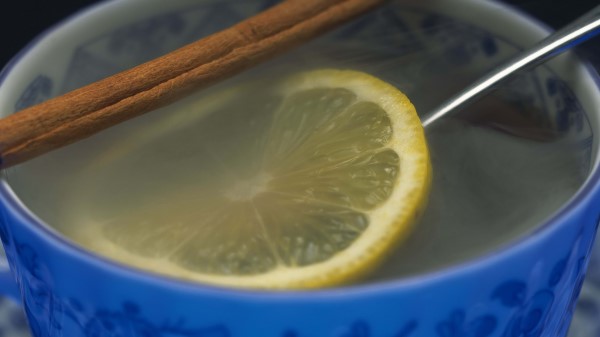 Tea Steam Lemon Cinnamon Cup Close Up Wallpaper
