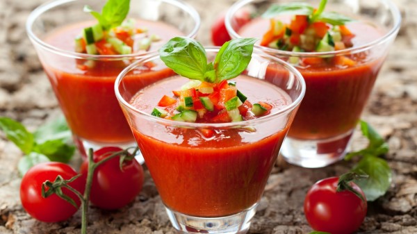 Tomato Juice Fresh Herbs Cherry Tomatoes Wallpaper