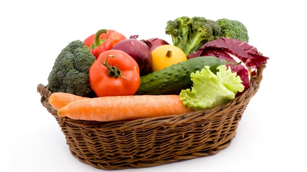 Vegetables Basket Tasty Useful Wallpaper