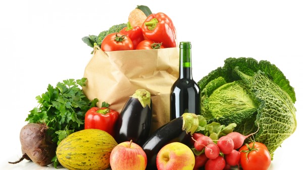 Vegetables Fruit Pack Assorted Bottle Wallpaper