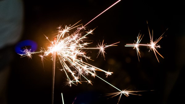 Bengal Fire Sparkle Sparks Holiday Wallpaper