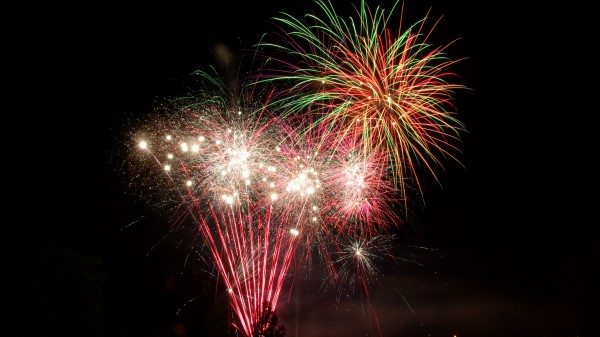 Fireworks Salute Sparks Pc Wallpaper