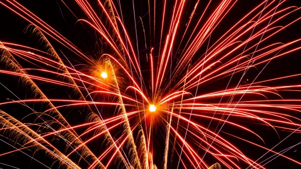 Salute Fireworks Holiday Photo wallpaper