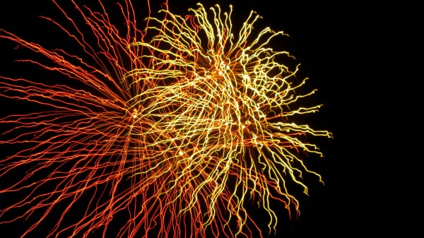 Salute Fireworks Night Wallpaper