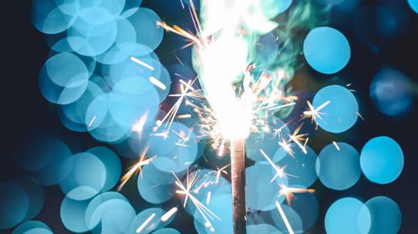 Sparklers Sparks Bokeh wallpaper
