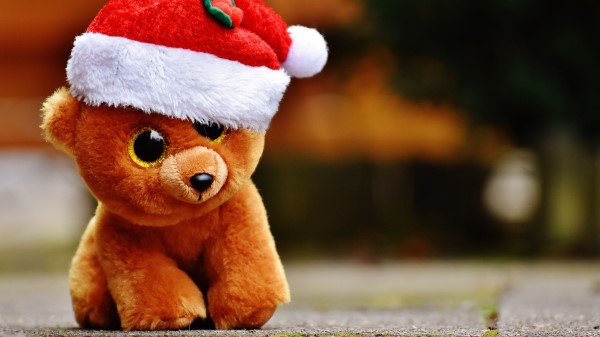 Toy Teddy Bear Christmas Wallpaper