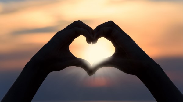 Heart Hands Sunshine Wallpaper