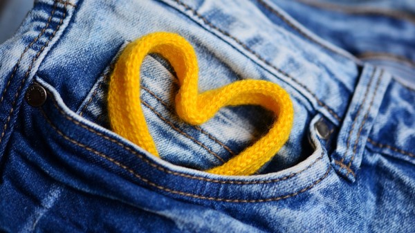 Heart Lace Jeans Wallpaper