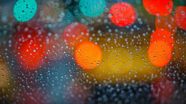 Glare Bokeh Drops Wallpaper
