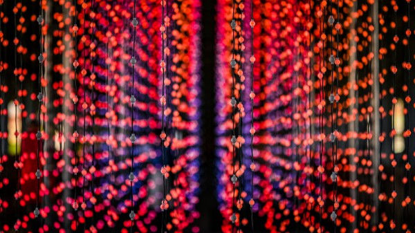 Light Bulbs Garlands Illumination Wallpaper