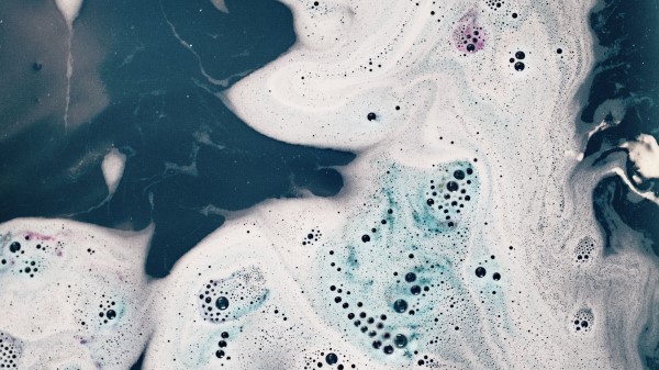 Liquid Bubbles Macro Wallpaper