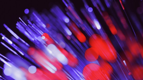 Optical Fiber Glare Bokeh Wallpaper