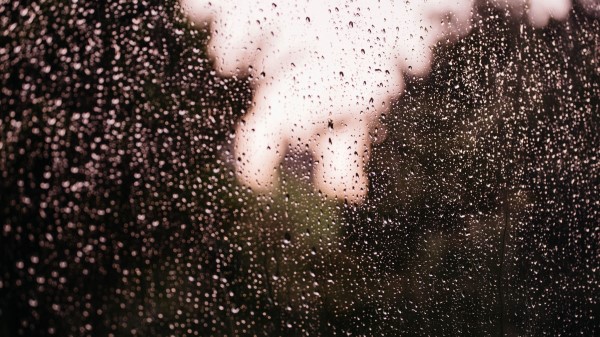 Rain Drops Glass Photography Wallpaper