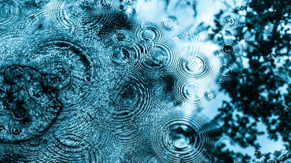 Water Surface Circles Wallpaper