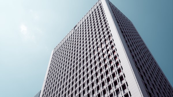 Building Facade Bottom View Wallpaper