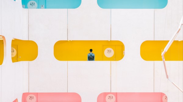 Building Minimalism Colorful Wallpaper