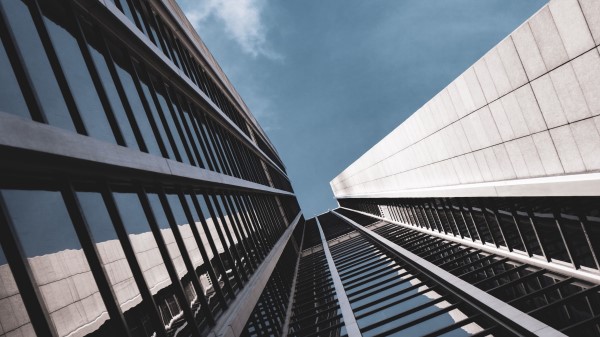 Facade Bottom View Building Wallpaper