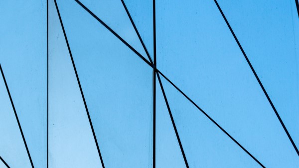 Glass Pattern Triangles Wallpaper