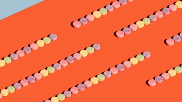 Pills Colorful Perfectionism Wallpaper