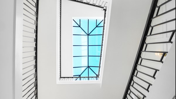 Staircase Window Minimalism Wallpaper