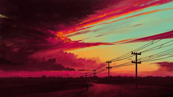 A Summer Evening 4k wallpaper
