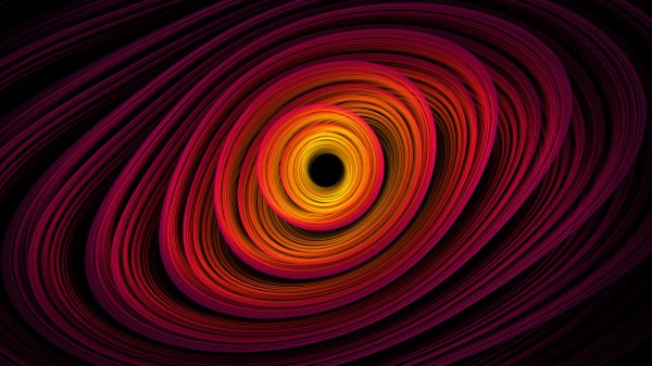 Abstract Circle Fractal 4k Vj wallpaper