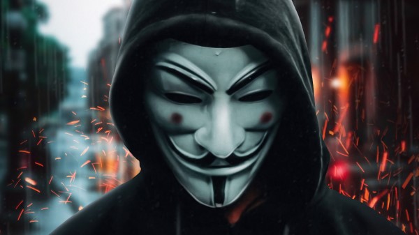 Anonymus Guy Closeup 4k wallpaper