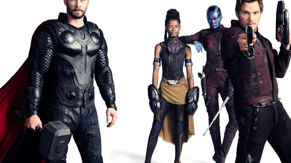 Avengers Infinity War Thor Star Lord Nebula wallpaper
